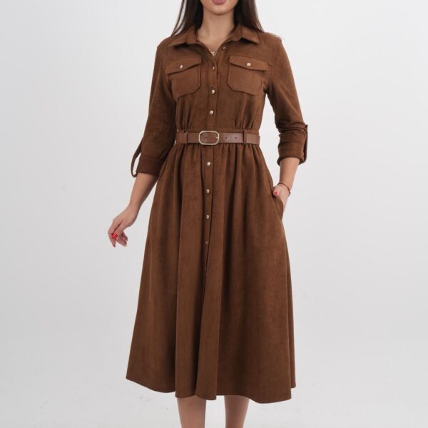 Джинсова сукня-футляр на ґудзиках(карамельний колір)